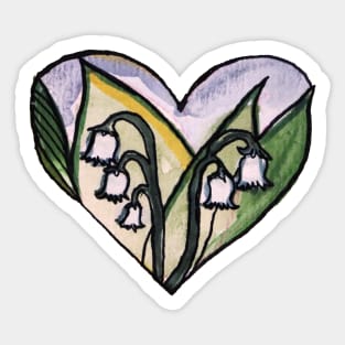 Lily of the Valley Sticker